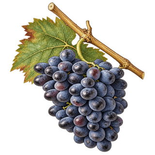 Sciacarello grape cluster