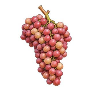 Siegerrebe grape cluster
