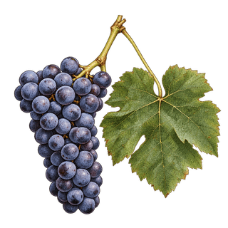 Souzão grape cluster