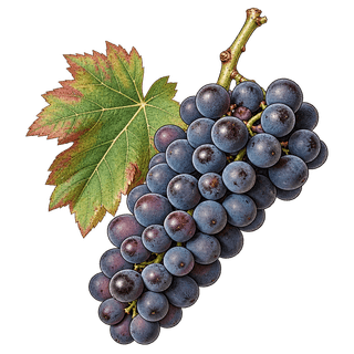 St. Laurent grape cluster