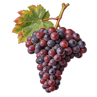 Téoulier grape cluster