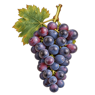 Terrano grape cluster