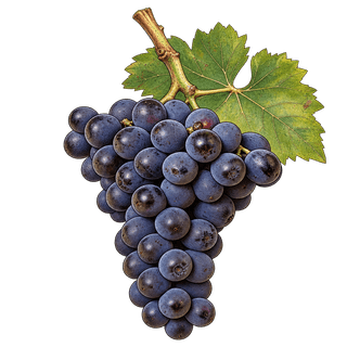 Terret noir grape cluster