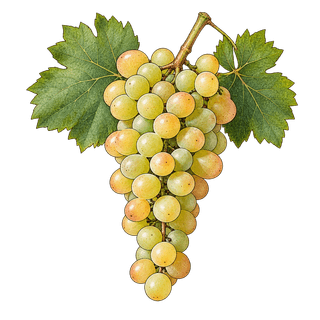 Torrontés grape cluster