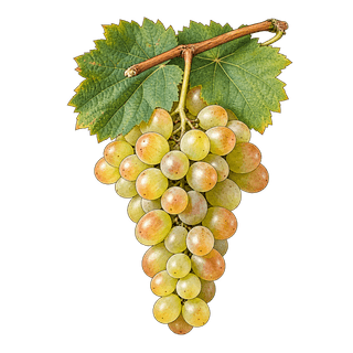 Verdelho grape cluster