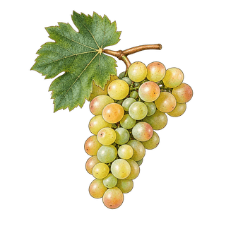 Vermentino grape cluster