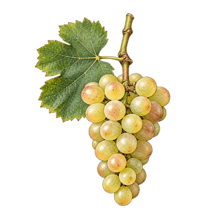 Vespaiola grape cluster