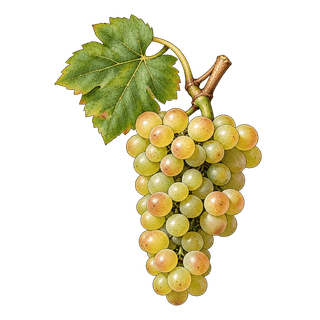 Viognier grape cluster