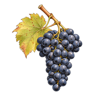 Wildbacher grape cluster