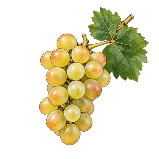 Xarel·lo grape cluster